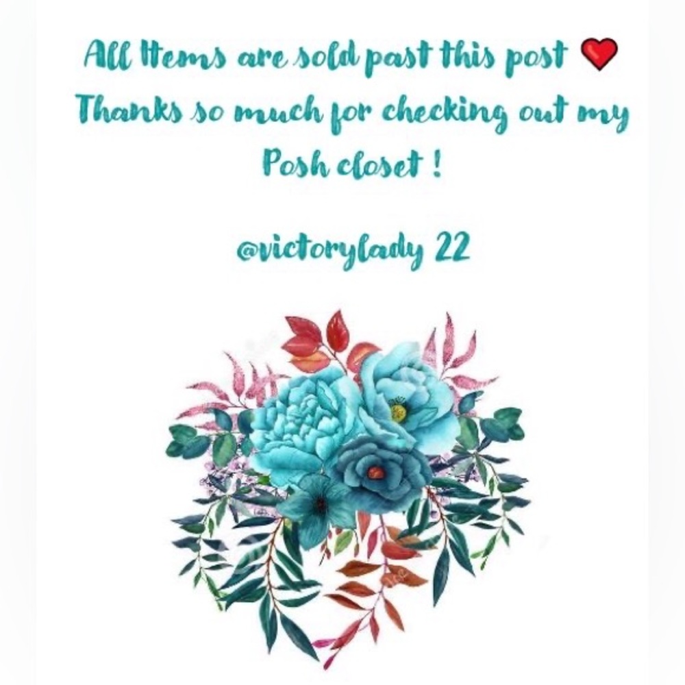 β¨All Items are SOLD past this post β€οΈThanks for checking out my Posh Closet π - Picture 1 of 1